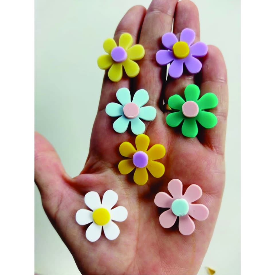 Kit De Flores Em Acrilico