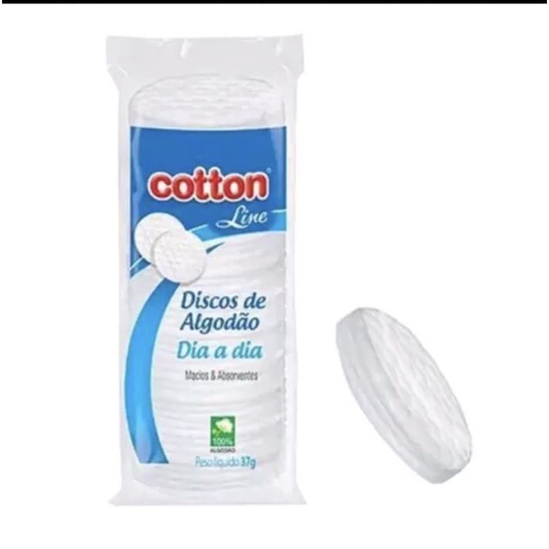 Algodão disco pacote 37g Cotton line