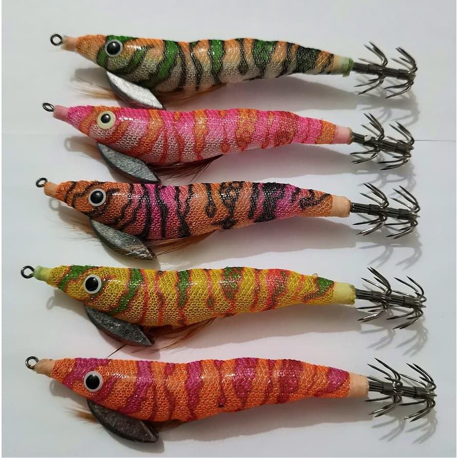 Isca De Lula Artificial Camarão Gabarito Pesca De Silicone Que Brilha No Escuro Equipamento De Polvo
