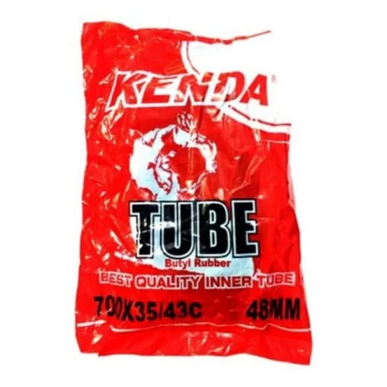 Câmara De Ar Para Bicicleta Aro 700x20c A/V 48mm Kenda Bico Grosso