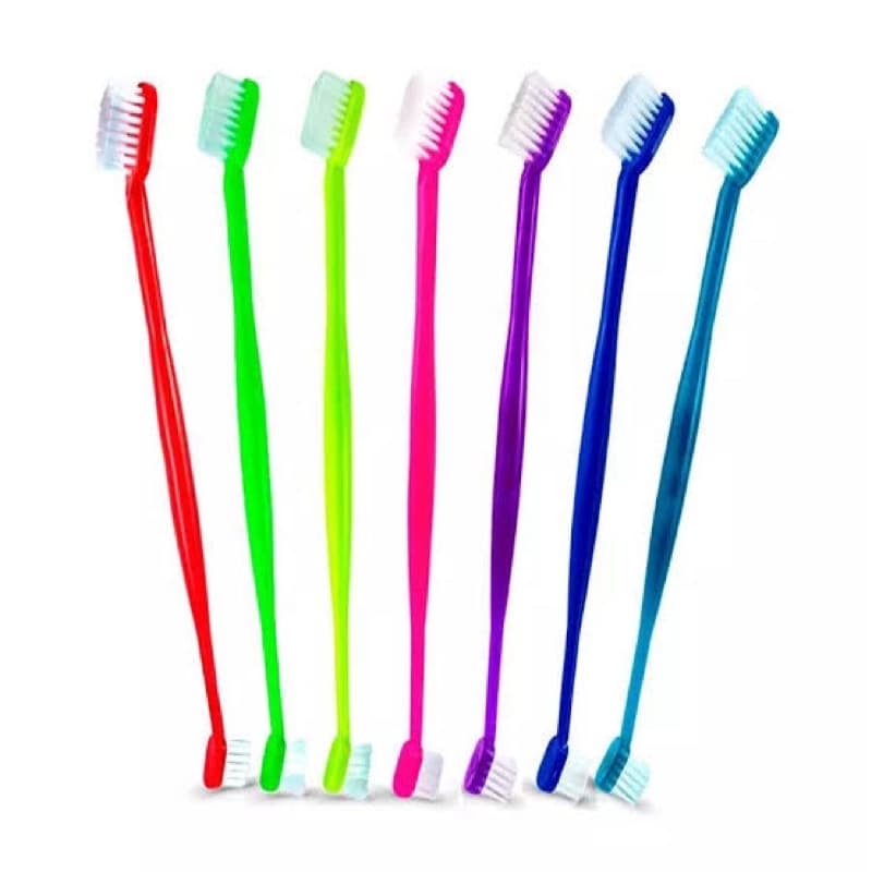 Escova Dental Para Caes e Gatos Cabo Longo Pet Clean