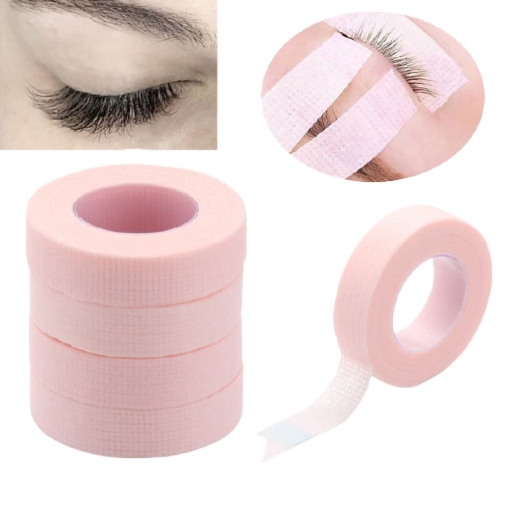 Fita Micropore  Rosa para Alongamento de Cilios Helen Color