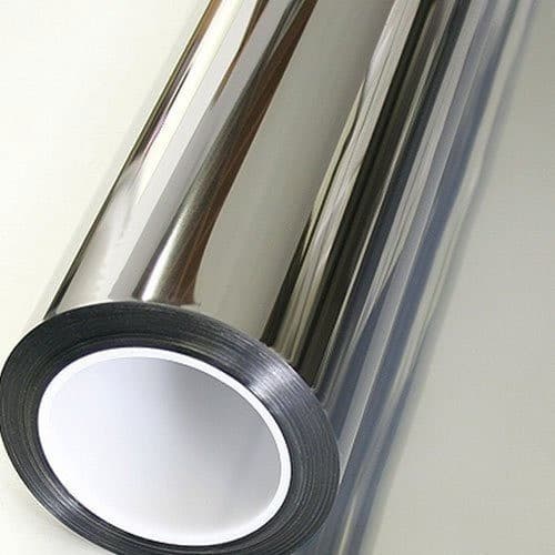 Película Adesiva Insulfilm Prata Espelhada Para uso Residencial, janelas, Blindex, Portas de vidros , Box Etc.