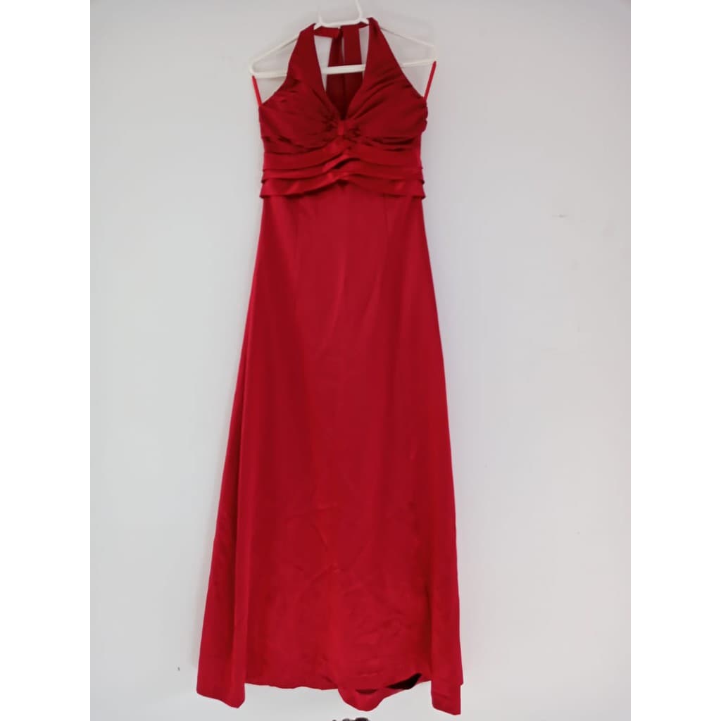 Vestido Vermelho Festa Longo - Feminino