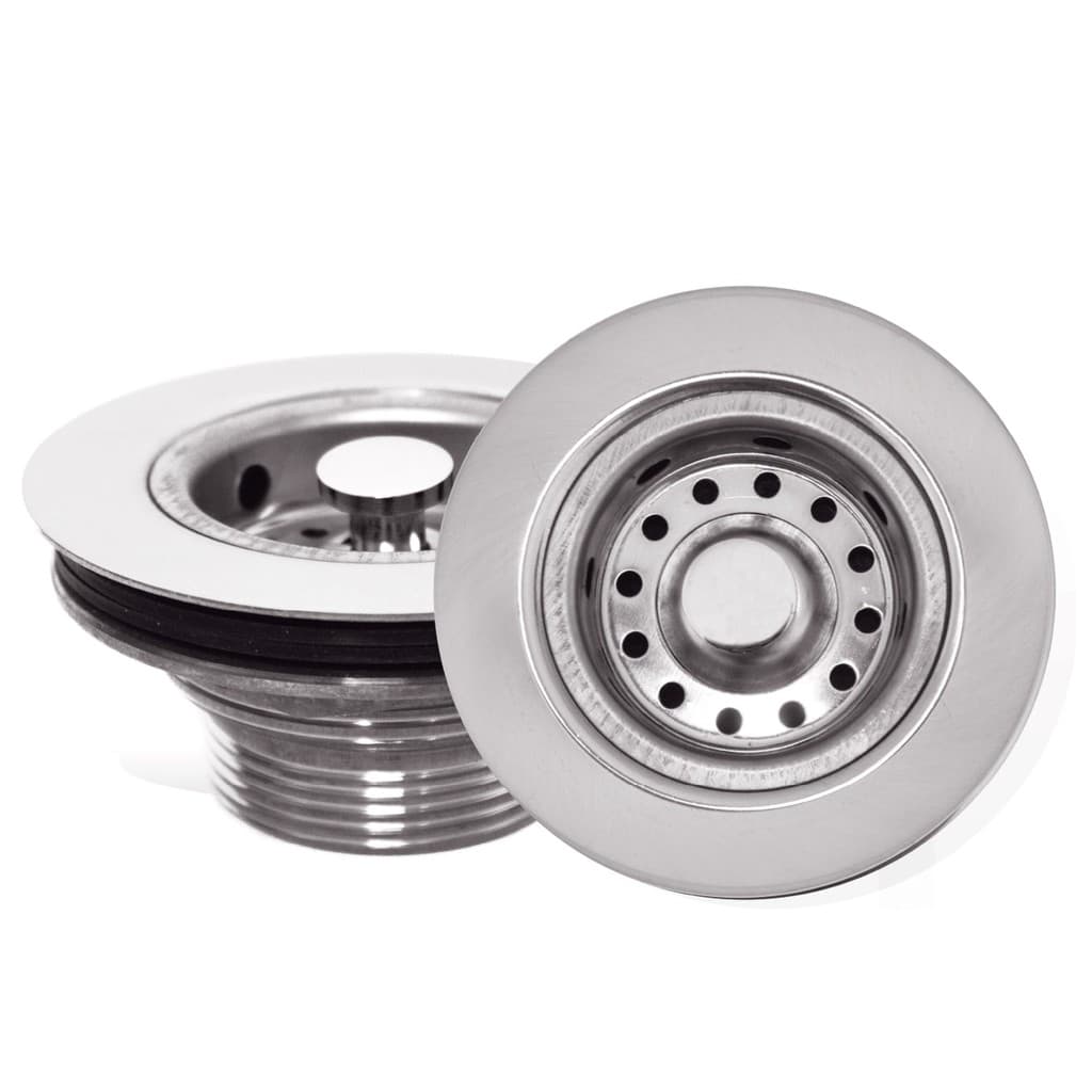 Válvula de Pia Americana Cozinha Cuba 100% Aço Inox 3.1/2 Av01