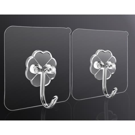 10 Gancho Adesivo Parede Multi Funcional Autocolante Casa Cozinha Quarto Banheiro Organizado