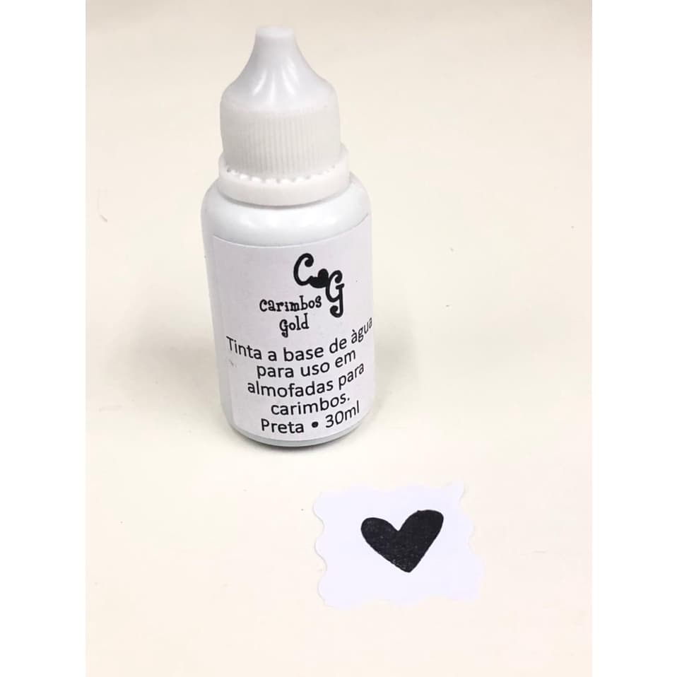 Tinta Preta Para Carimbo