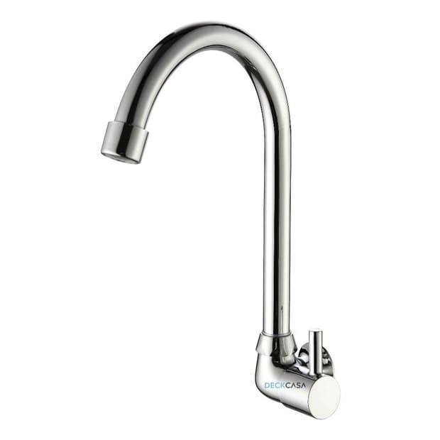 Torneira Cozinha P/ Parede   Cromo Frio Dc-6601b