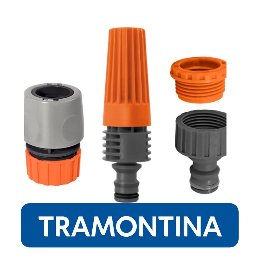 Engate Rápido Esguicho Torneira Mangueira de Jardim 1/2 Tramontina Plástico