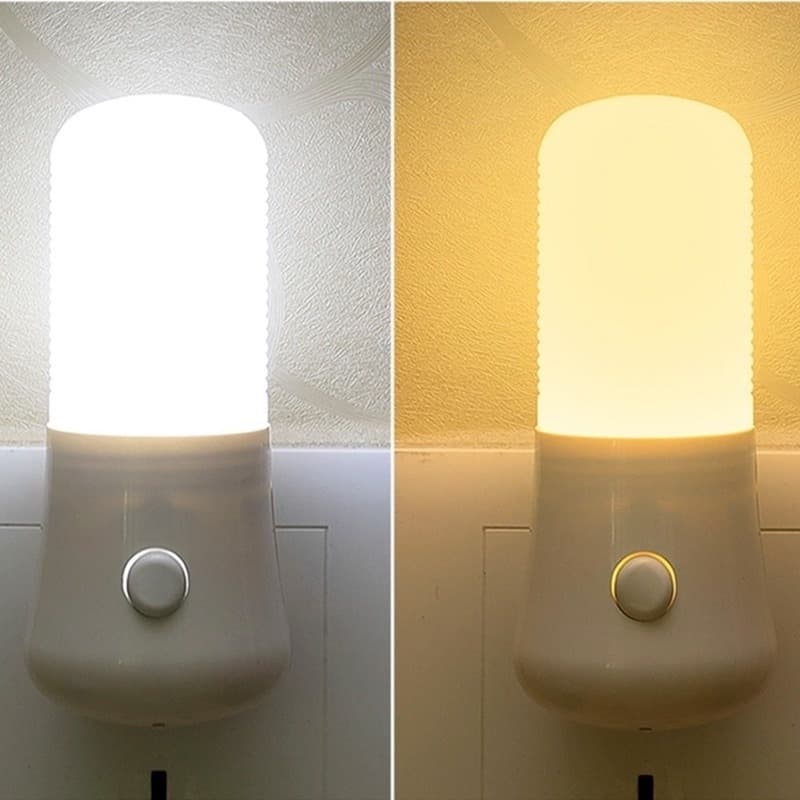 Lâmpada Noturna Com Economia De Energia 110/220V De Alimentação Para Bebês/Luzes De Cabeceira Domésticas LED