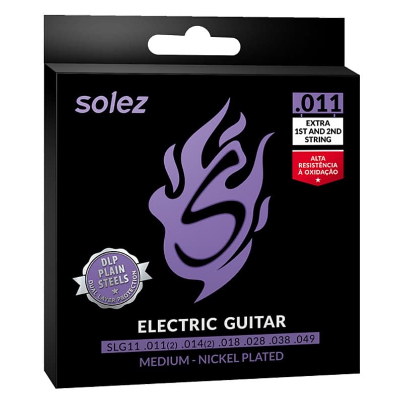 ENCORDOAMENTO GUITARRA SOLEZ SLG11 DLP 0.011