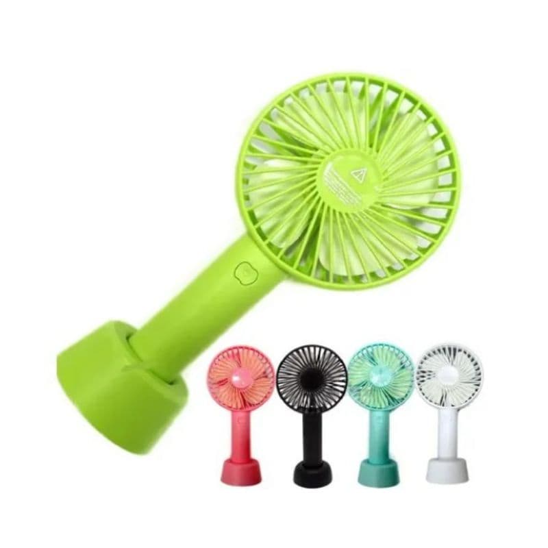 Mini Ventilador Portatil com Bateria Recarregavel USB - Potente 3 Velocidades