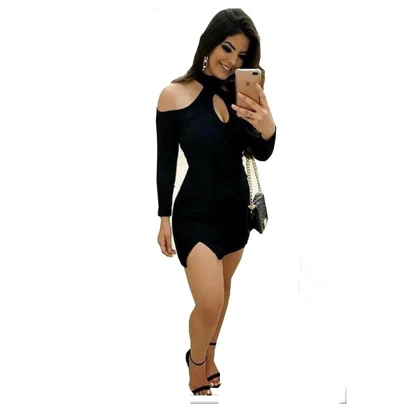 Vestido Curto Colado Festa Balada Blogueira Lançamento