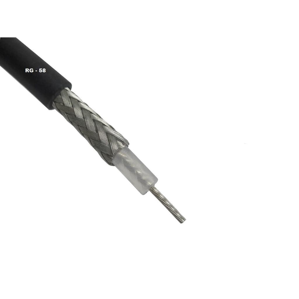 Cabo Coaxial Rg-58 95% Rolo de 30 Mts Kmp Rfs