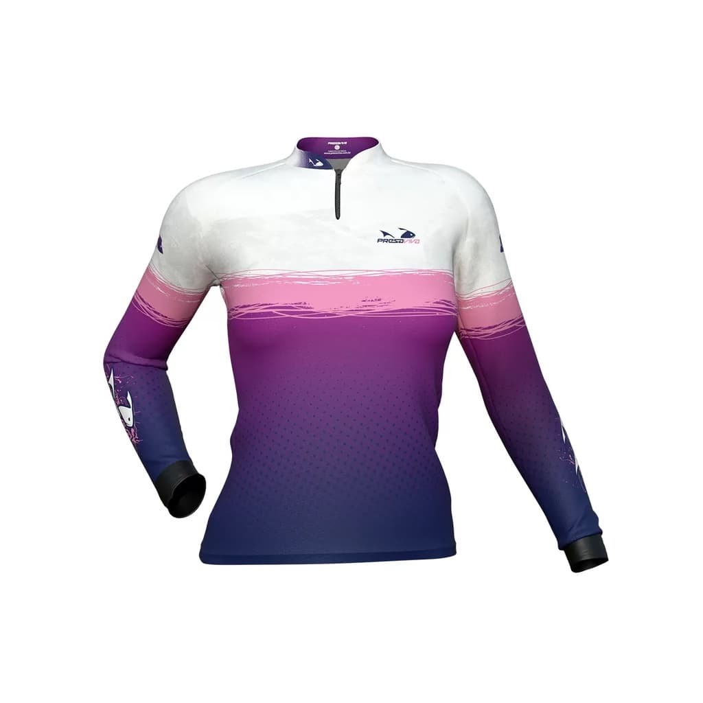 CAMISETA CAMISA DE PESCA PRESA BABY LOOK PV 07 - PROTECAO UV 30+