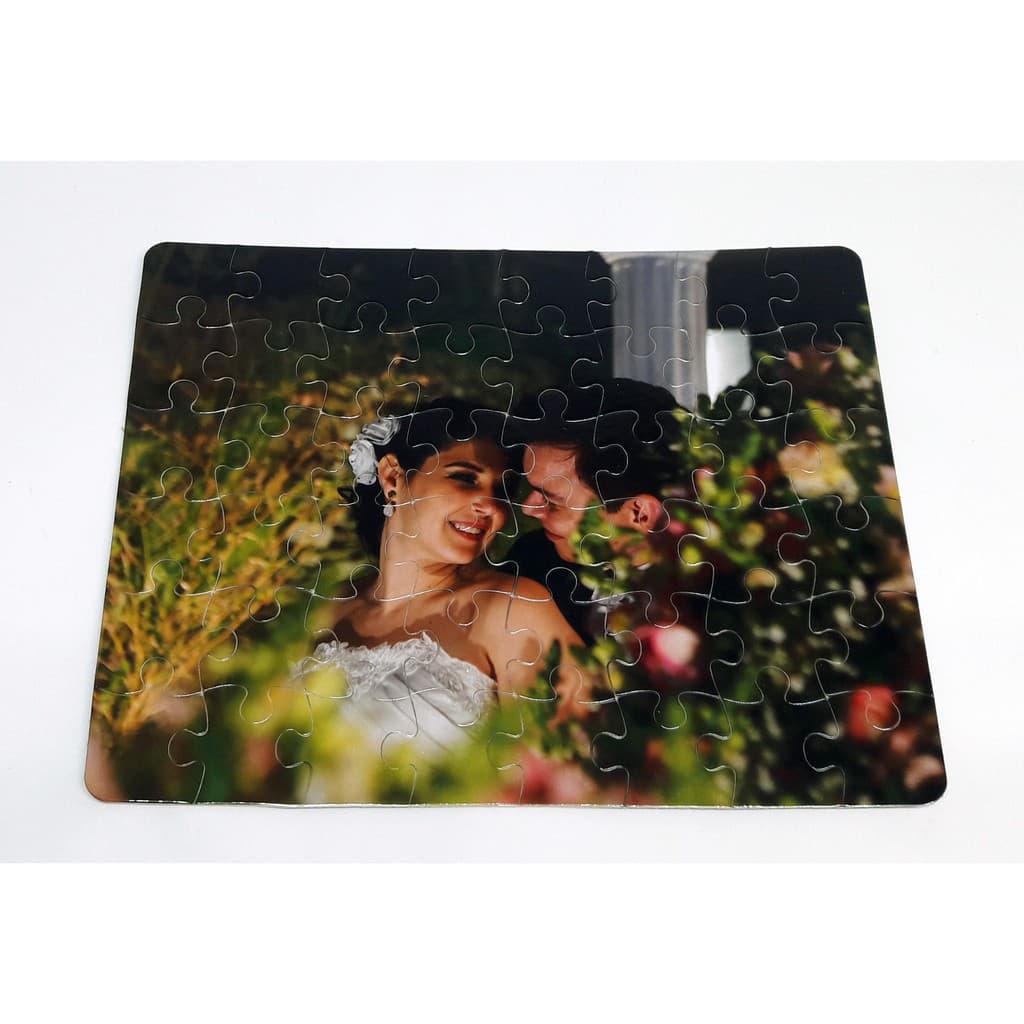 Quebra-Cabeça Personalizado Retangular com Foto, Namorados, Noivos, Casados, Ficantes