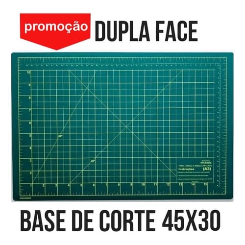 Base De Corte Rosa A3 45x30 Patchwork Scrapbook Artesanato Promoção Dona Shô