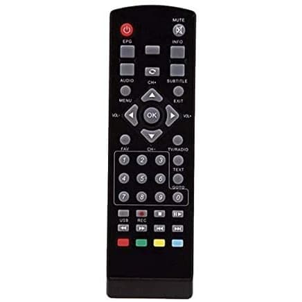 Controle remoto Lelong Le-7493 conversor digital Set Top Box