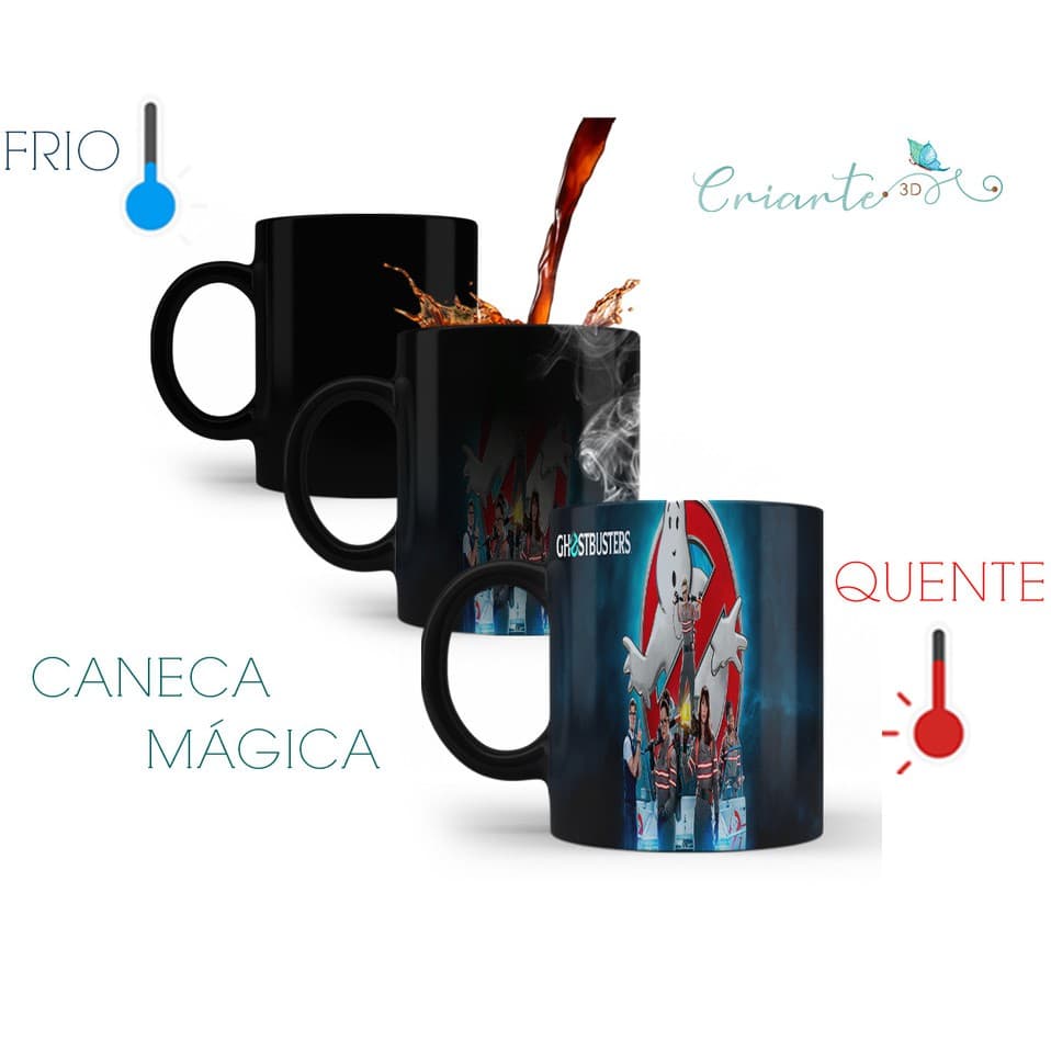 Caneca Porcelana Mágica Ghostbusters #04