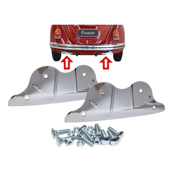 Acabamento Reforço Paralama TRASEIRO BORBOLETA VW  Fusca