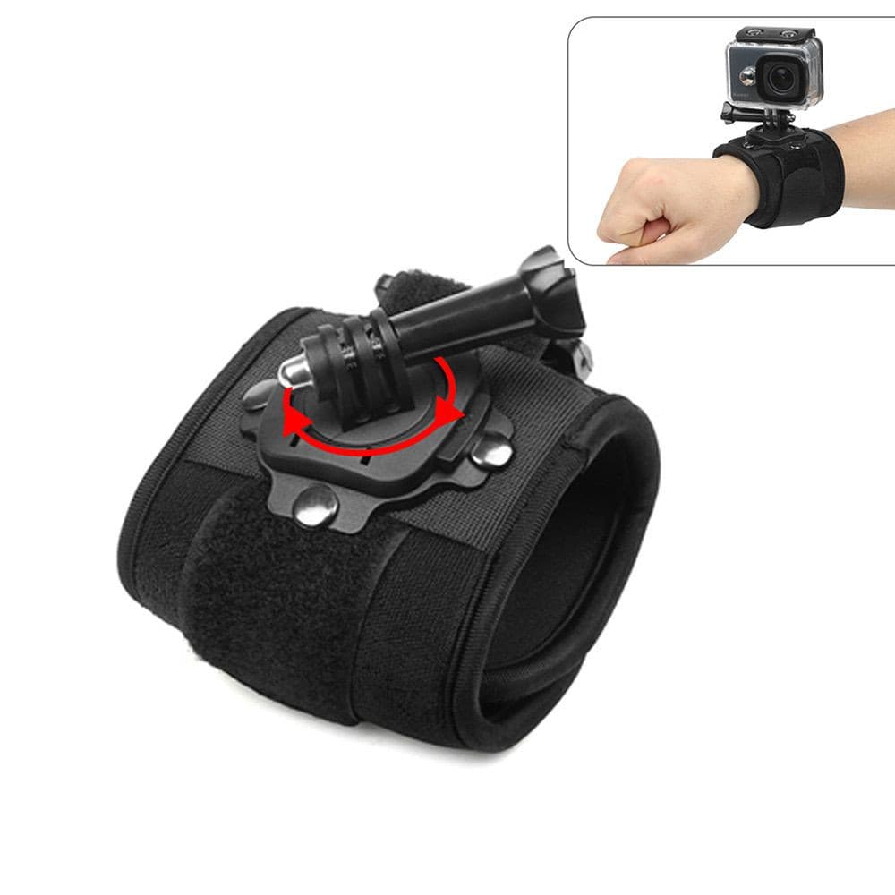 Suporte Punho Pulso 360 graus para Câmeras GoPro e Similares