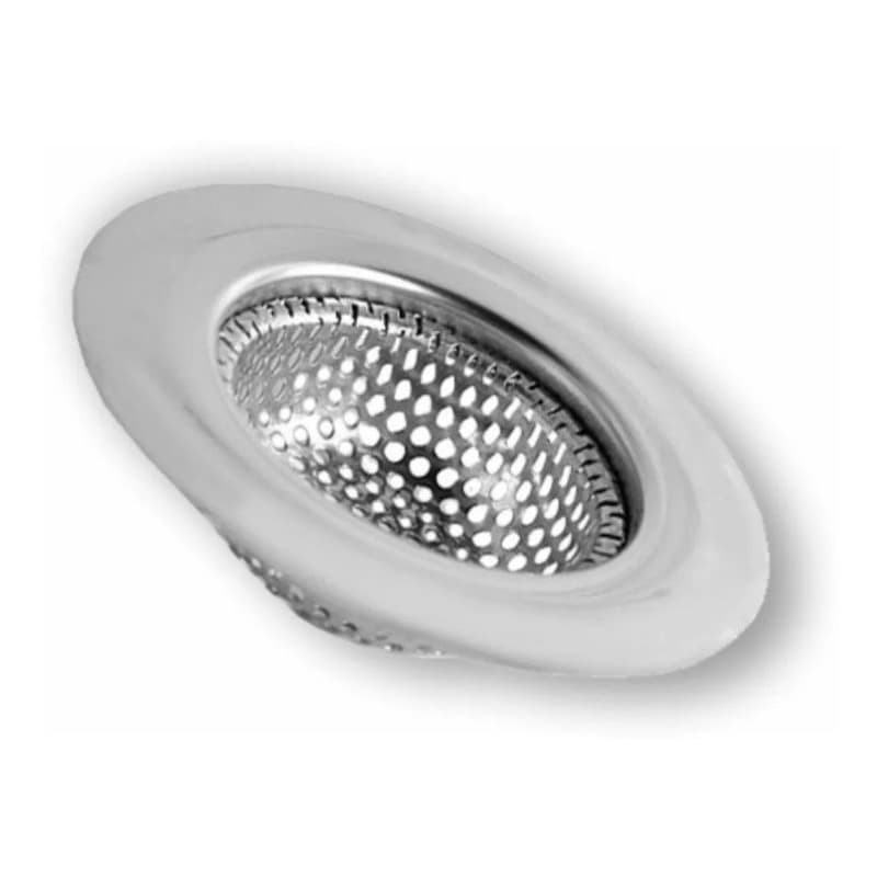 Ralo com borda para pia inox 7Cm / 9cm / 11,5cm