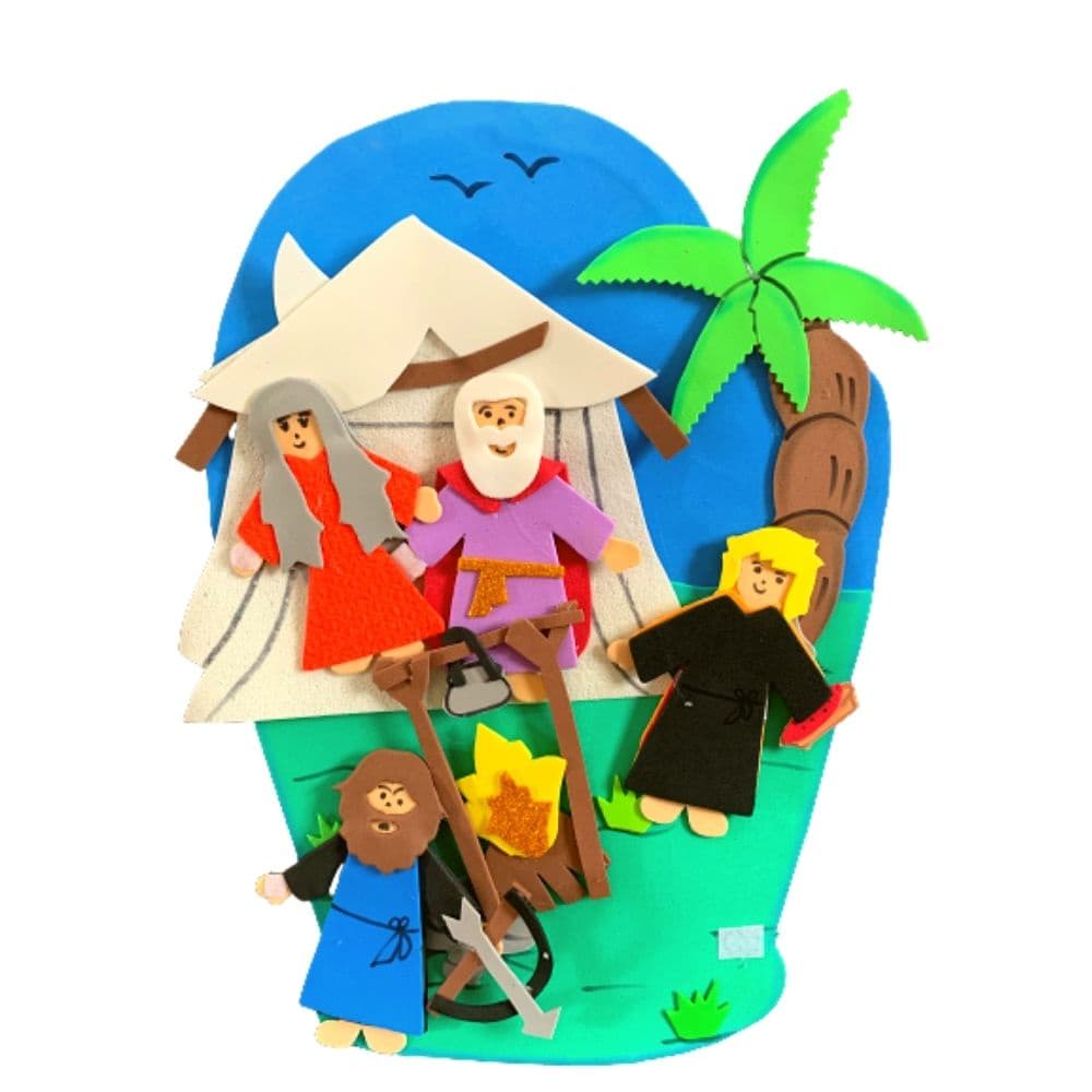 Recurso Visual Para Ministério Infantil - Luva De Eva Para Contação de Histórias - Jacó e Esaú
