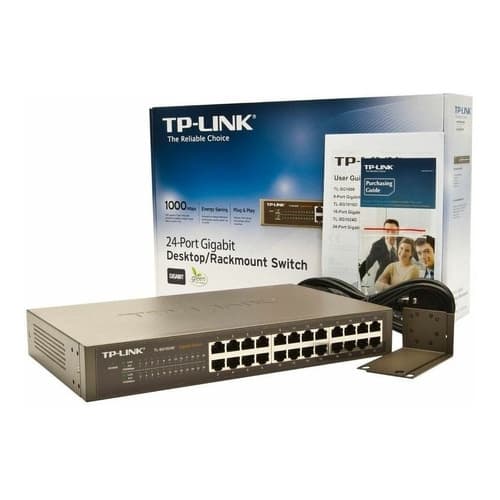 Switch 24 Portas Gigabit 10/100/1000 Tp-link Tl-sg1024d