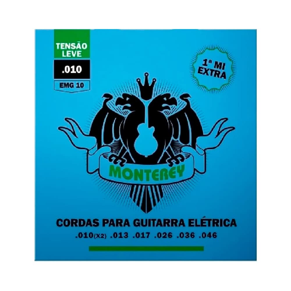 Encordoamento Monterey P/ Guitarra EMG10 0.10/0.46 - EC0340
