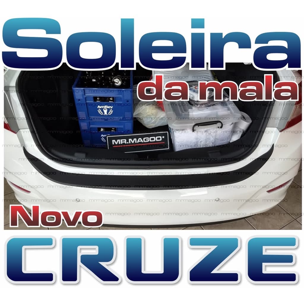 Soleira da Mala Adesivo para Carro NOVO CRUZE SEDAN 2017 2018 2019 2020 2021 2022 Acessórios para Carro MRMAGOO