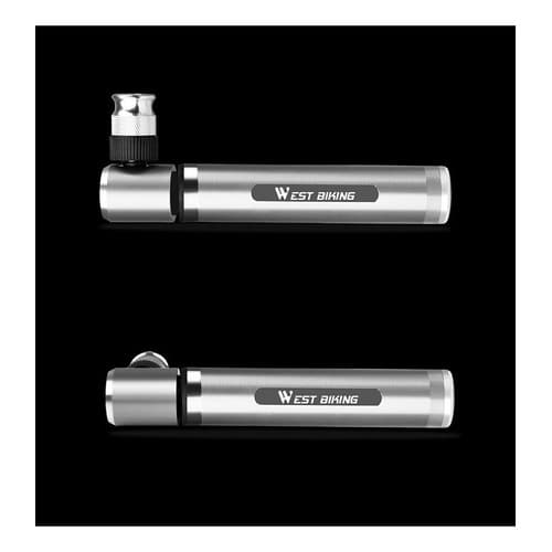 Mini Bomba De Pneu Bike Bicicleta Valvula Fina Grossa 160psi