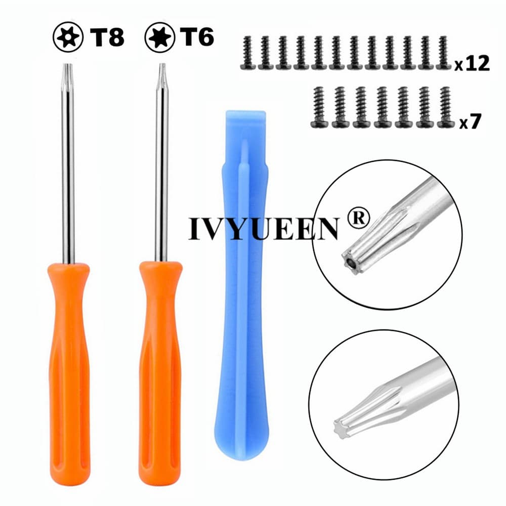IVYUEEN Kit De Ferramentas De Jogo Para Xbox One Elite Xs Slim Controlador T8 T6 Parafusos De Chave De Fenda Reparo De D