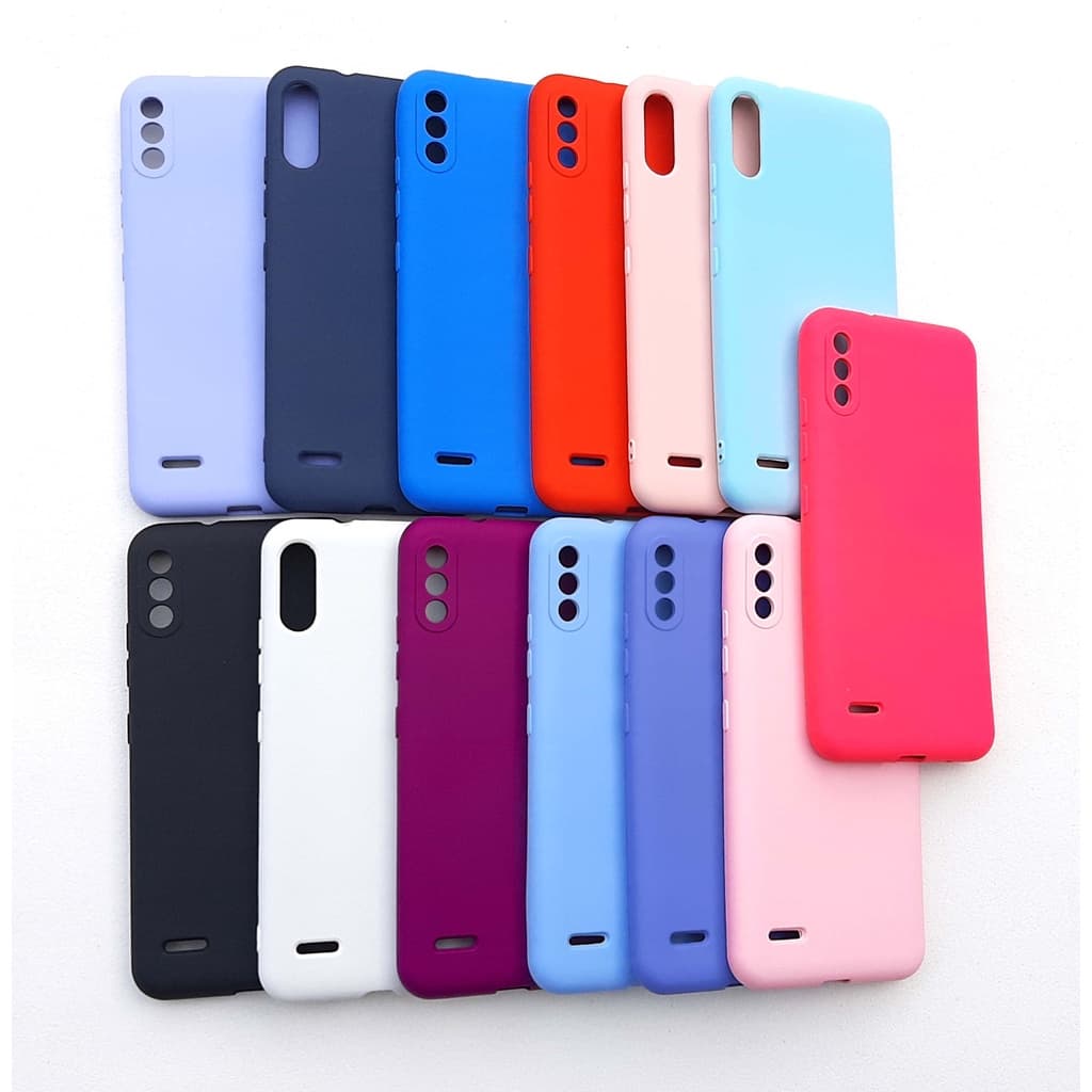 capinha capa LG K22 100% silicone com veludo case celular diversas cores