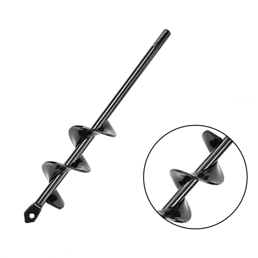 Super Broca Perfurador Solo Terra Jardim Espiral De Metal 22x4 cm