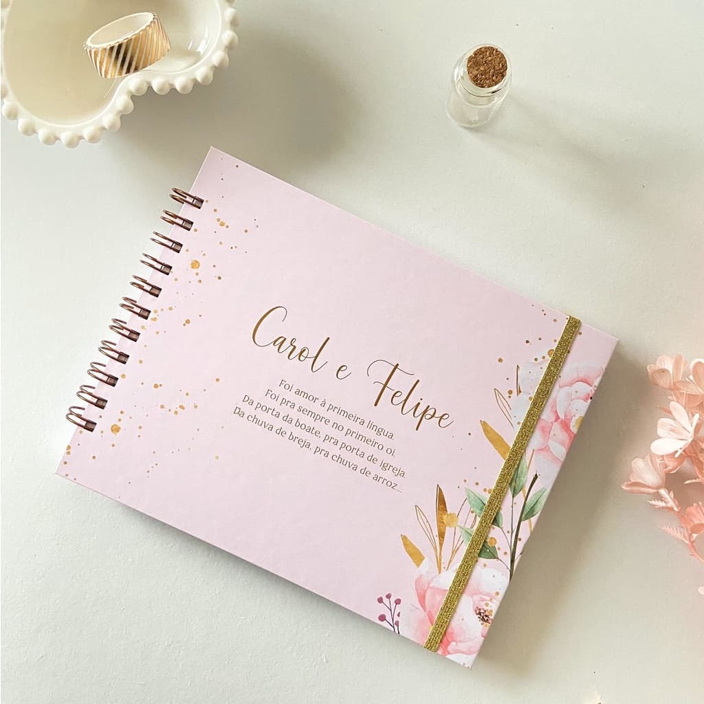 Planner da Noiva | Planner de Casamento | Flor Rosê