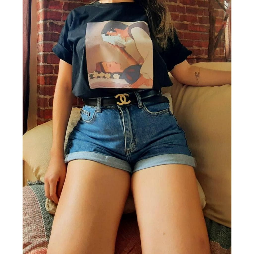 Camiseta T-shirt Princesas Rebelde Disney (Fem e Masc)