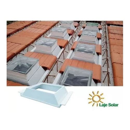 18  Laje Solar H8 Ecolaje P/ Tijolo Bloco Vidro - Promoção