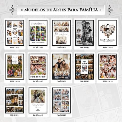 Pôster Personalizado Decoração Foto Em Família Casa - A4