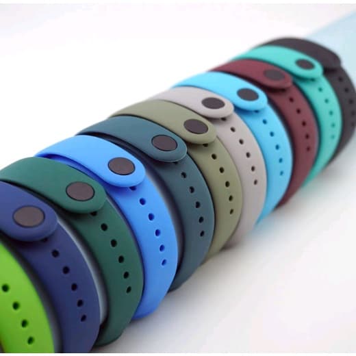 Pulseira para miband 5, 6 e 7 promocao pulseira de silicone para mi band 5, 6 e 7