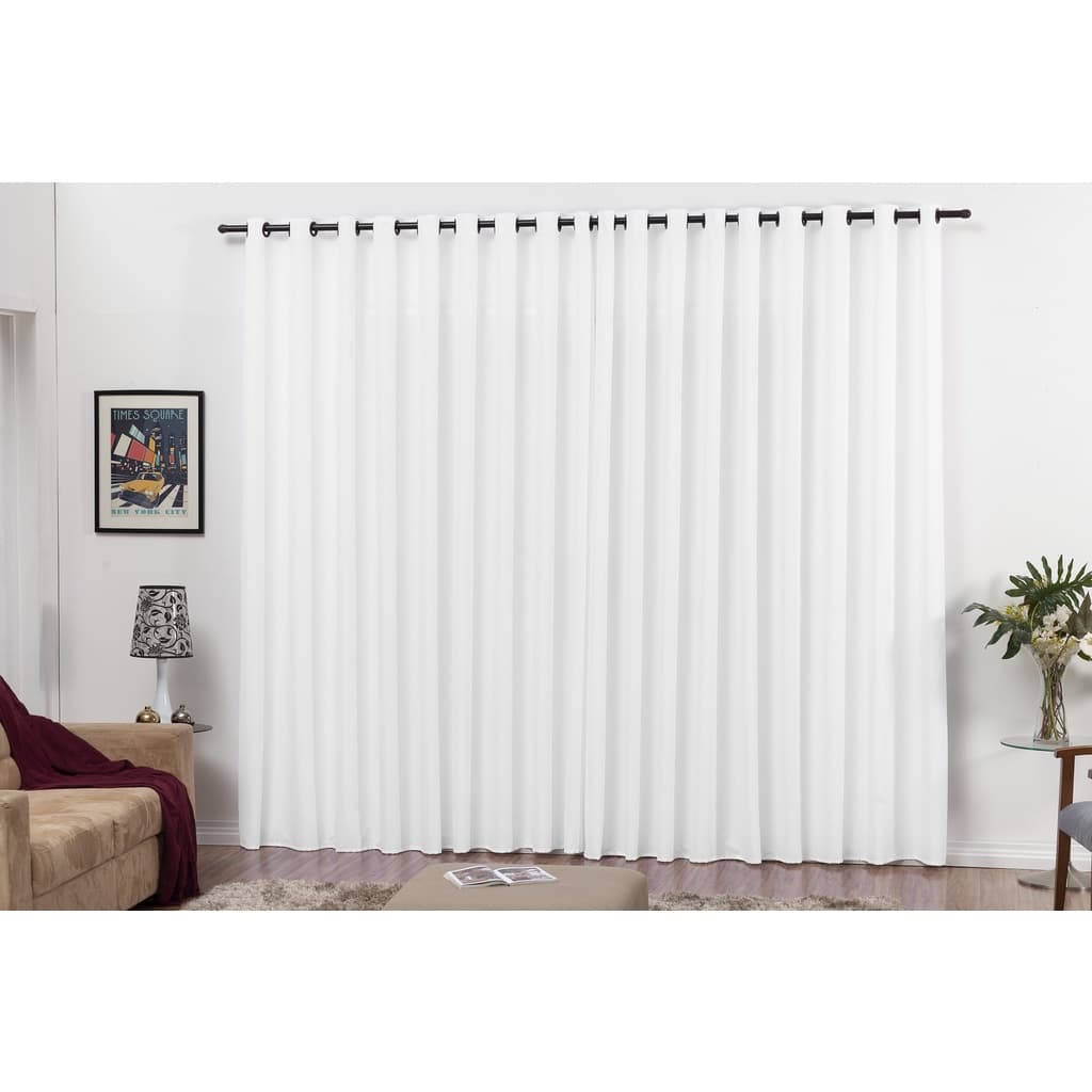 Cortina Berlim 2,80 x 1,80 Janela Sala/Quarto Ideal Para Varão Simples Em Tecido Oxford Varias Cores