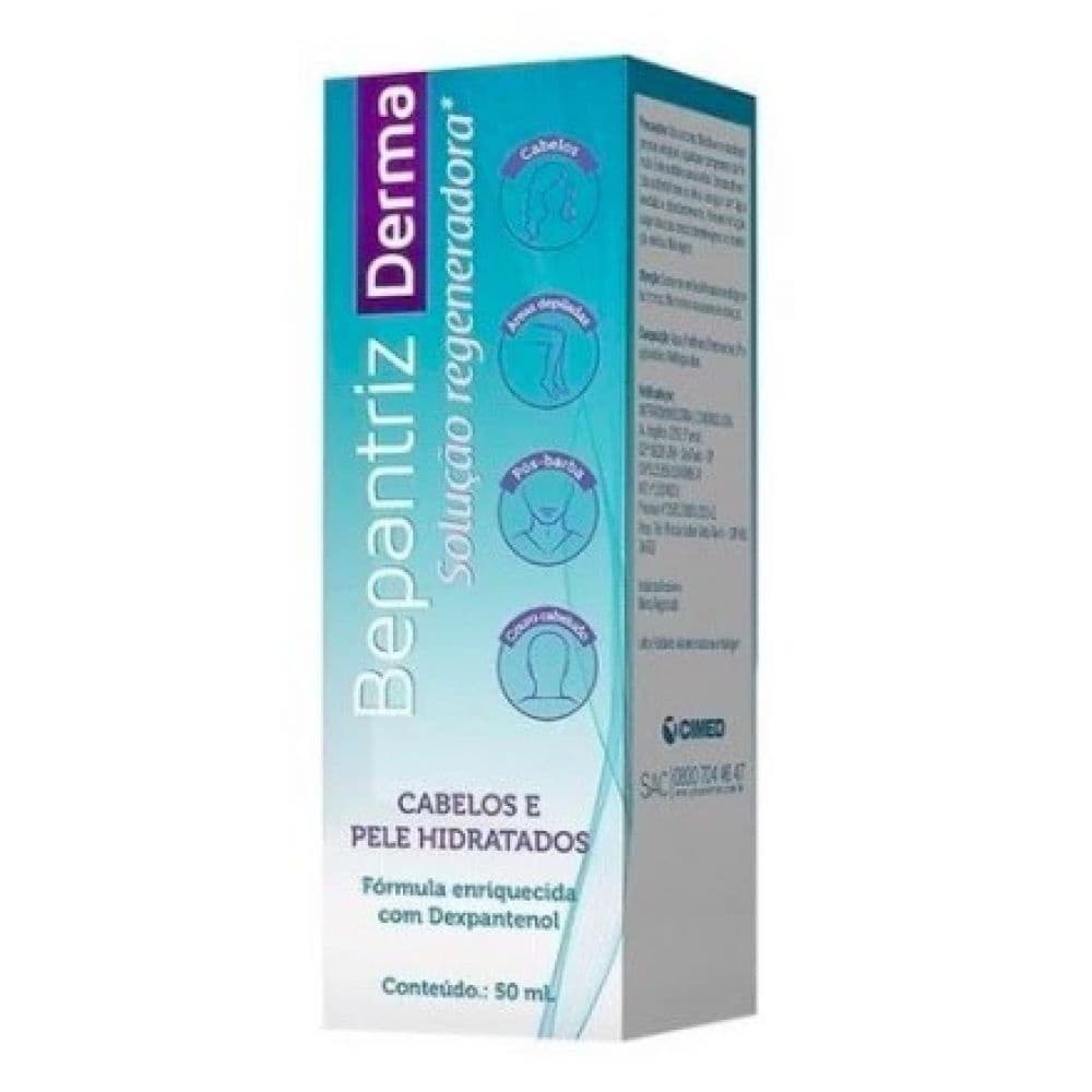 Bepantriz Solução Regeneradora Derma C/ 50ml - Cimed Original - o Autentico