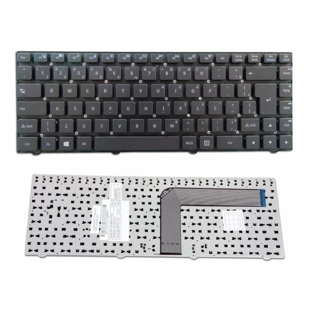 Teclado Para Notebook Positivo Unique S1991i 3d Br Com Ç