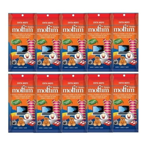 10 Pc Antimofo Desumidificador Evita Mofo Maus Odores Moffim