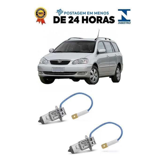 Par Lampada Farol de Milha Fielder 2003 2004 2005 2006 2007 2008 H3