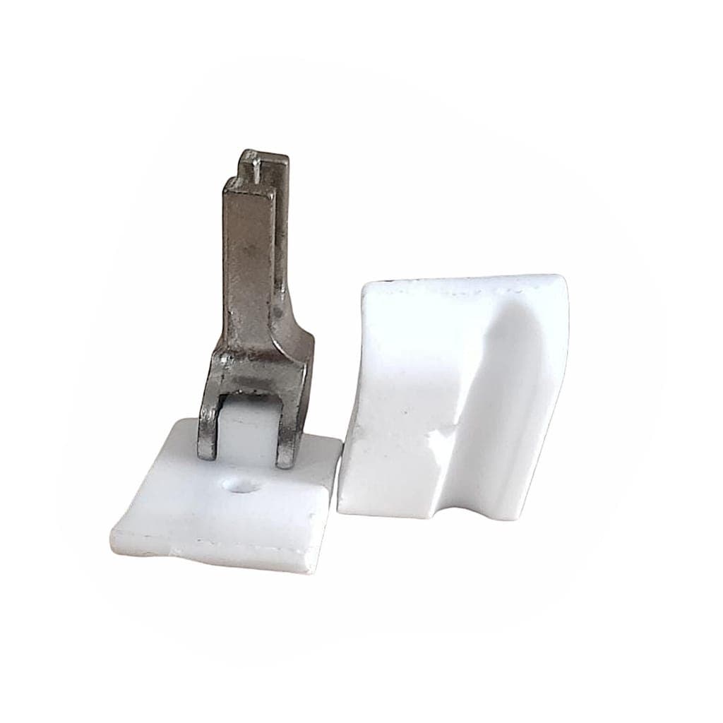 Calcador Pregar Vivo Teflon 1/4 Esquerdo Direito P/ Máquina Reta Industrial