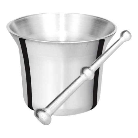 Pilão Socador de Alho em Alumínio – Almofariz Resistente e Durável