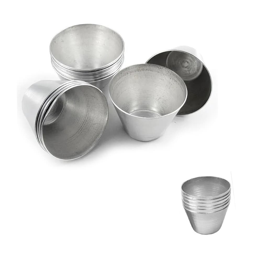 Forminhas para Bombocado Nº 0 Fundo Fixo 3,5 Ø x 2cm - 12 peças