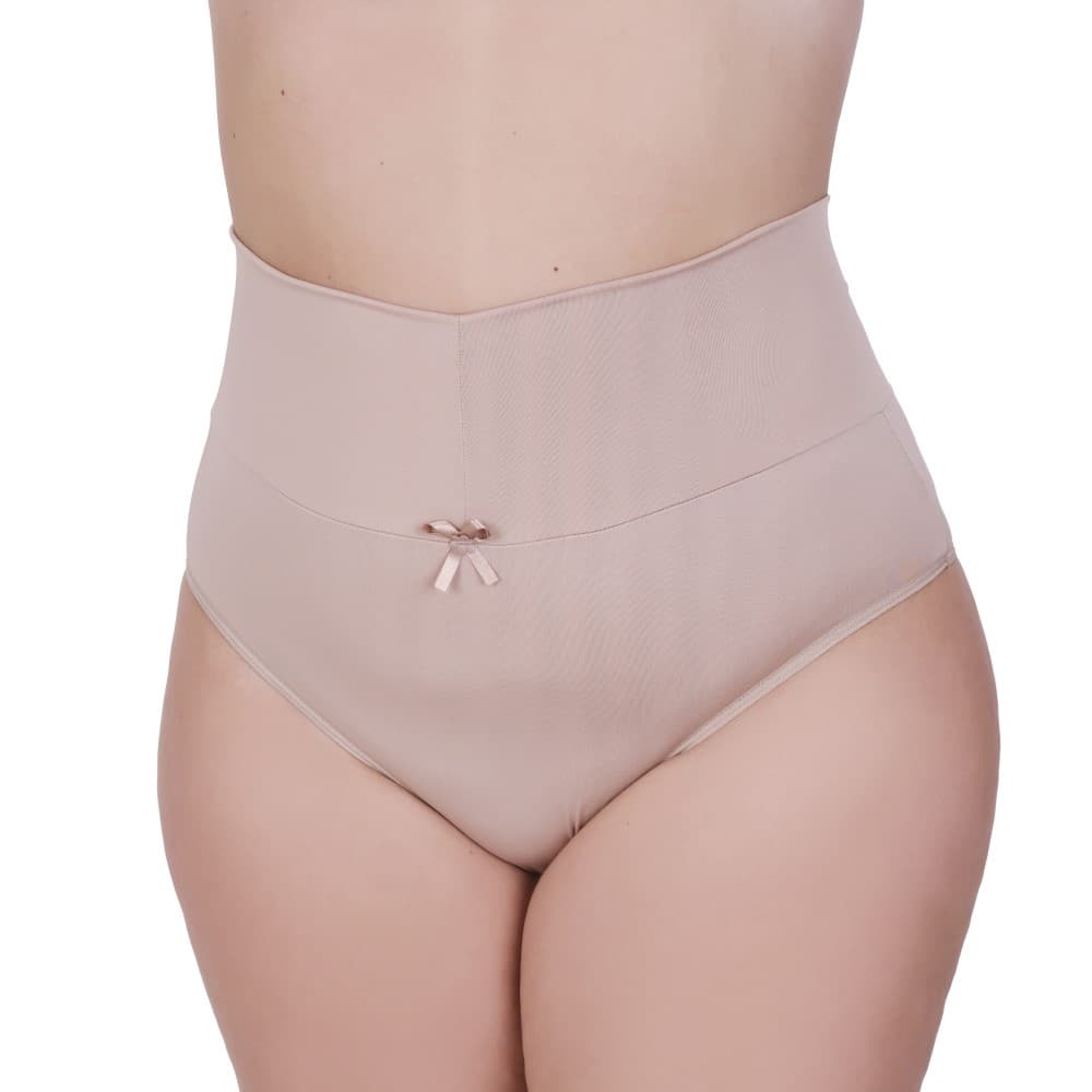 Kit 3 Calcinha Plus Size Cintura Alta Tanga Grande Cós Alto 50 52 54 56 Thamires Plus