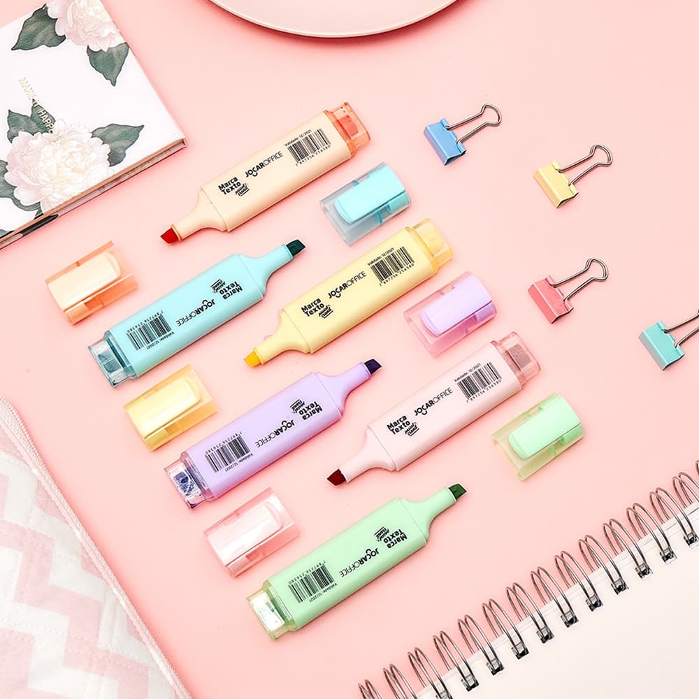 Marca Texto Pastel Trend Jocar Office