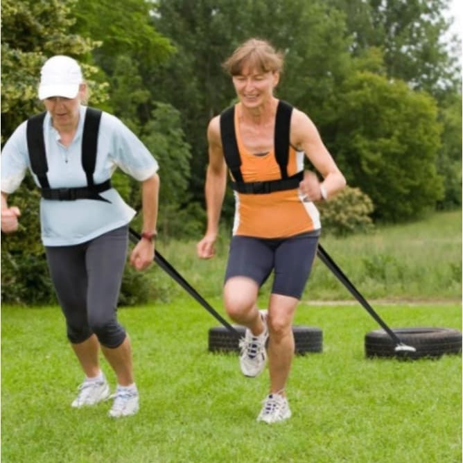 Cinto Colete de Tração de Resistência Treino Futebol Velocidade Corrida Funcional Corda Ajustável Sled Harness Puxar Arnês Pneu Fitness